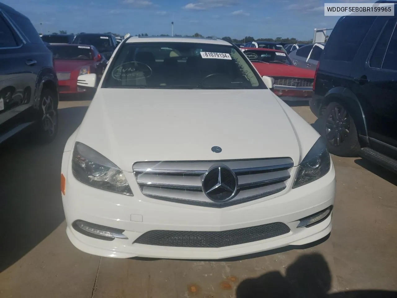 2011 Mercedes-Benz C 300 VIN: WDDGF5EB0BR159965 Lot: 81079134