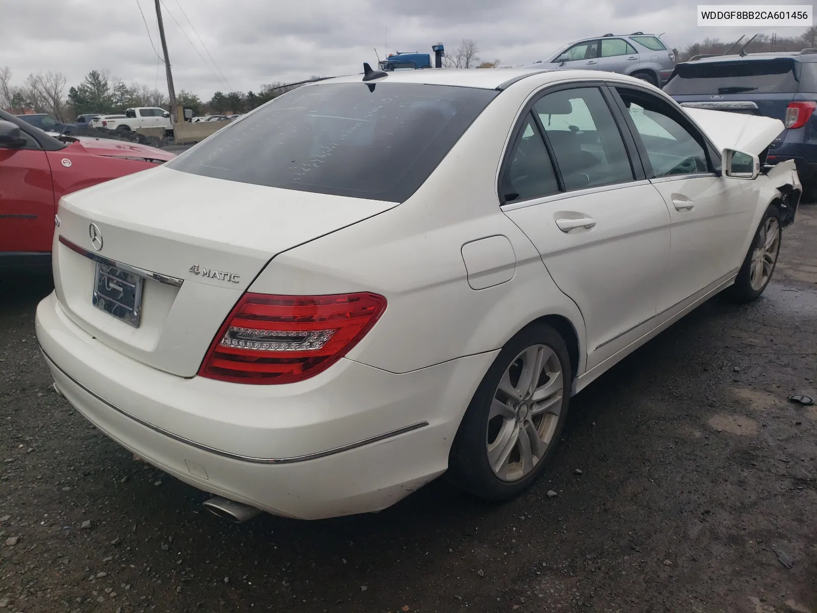 2012 Mercedes-Benz C 300 4Matic VIN: WDDGF8BB2CA601456 Lot: 49386124