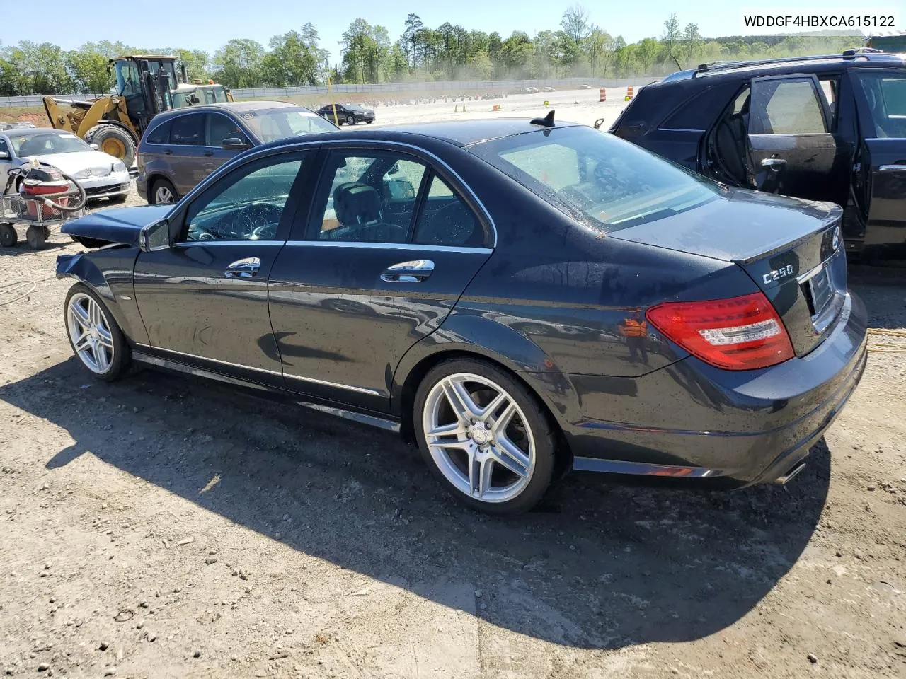 2012 Mercedes-Benz C 250 VIN: WDDGF4HBXCA615122 Lot: 51536624