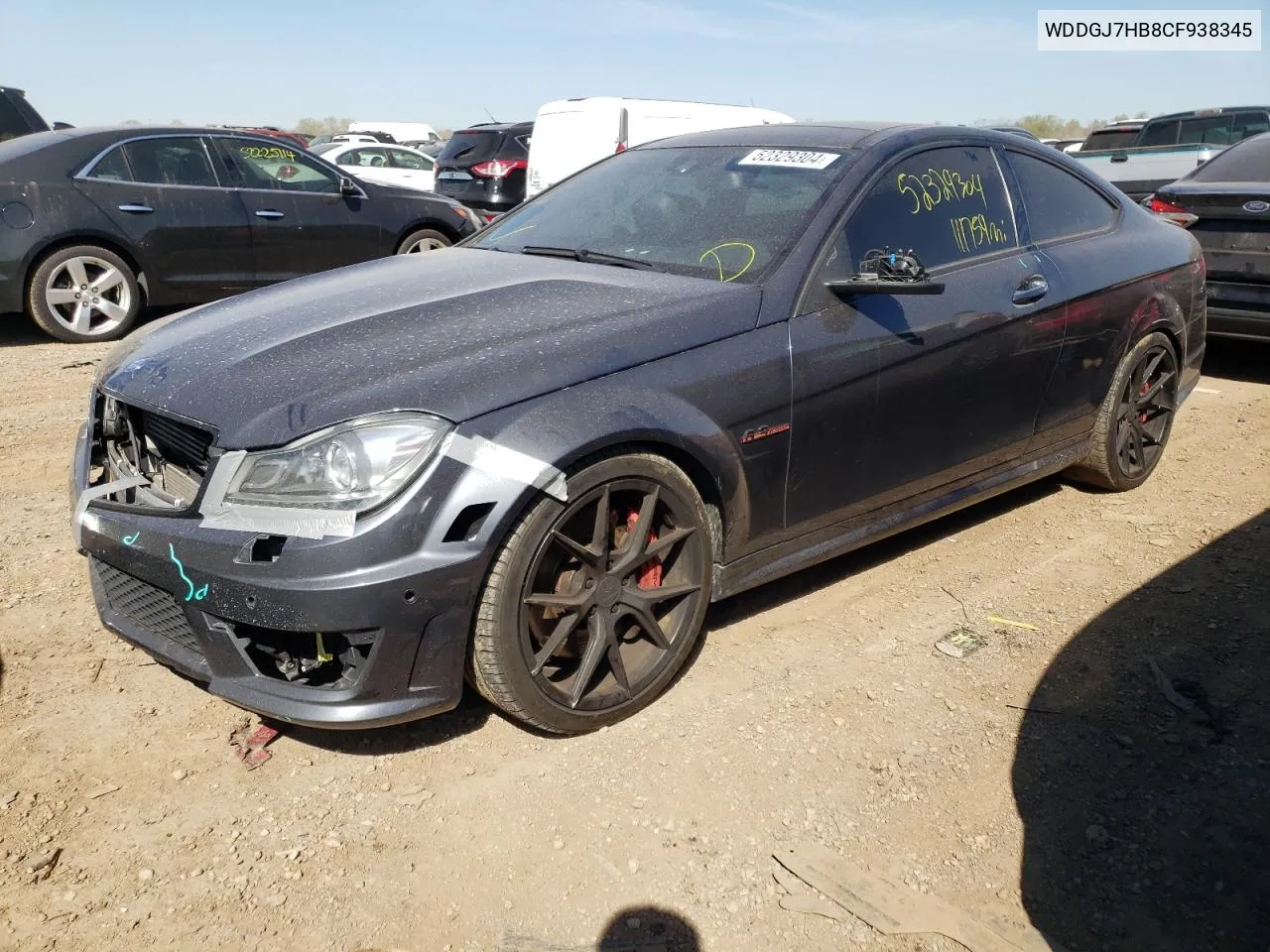 WDDGJ7HB8CF938345 2012 Mercedes-Benz C 63 Amg