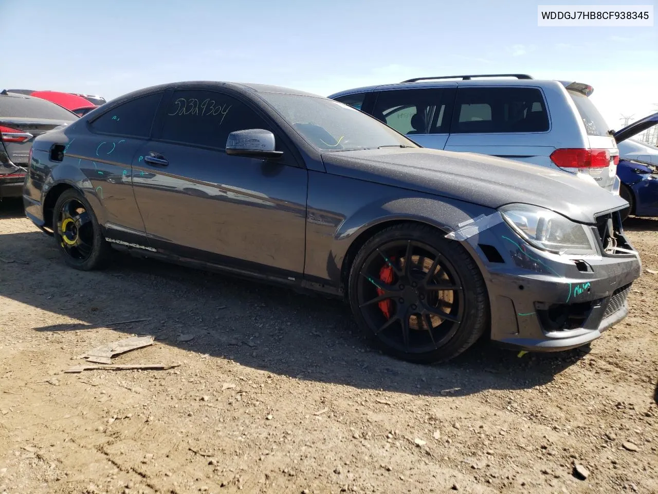 WDDGJ7HB8CF938345 2012 Mercedes-Benz C 63 Amg