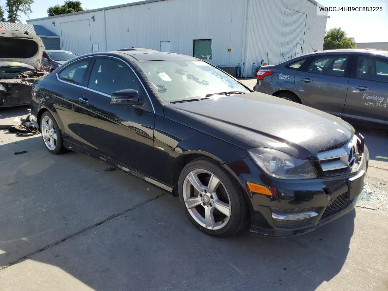 2012 Mercedes-Benz C 250 VIN: WDDGJ4HB9CF883225 Lot: 55024704