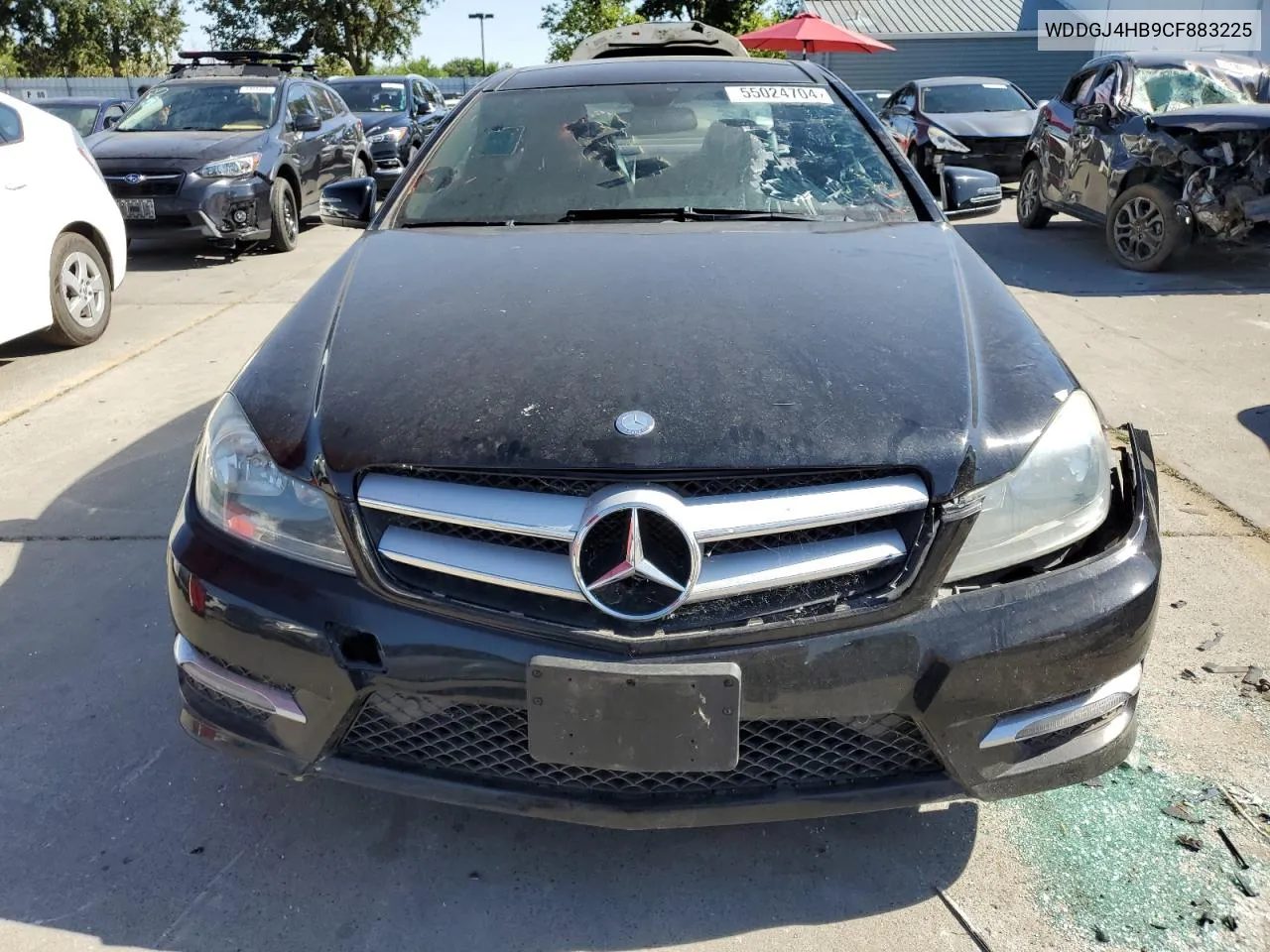 2012 Mercedes-Benz C 250 VIN: WDDGJ4HB9CF883225 Lot: 55024704