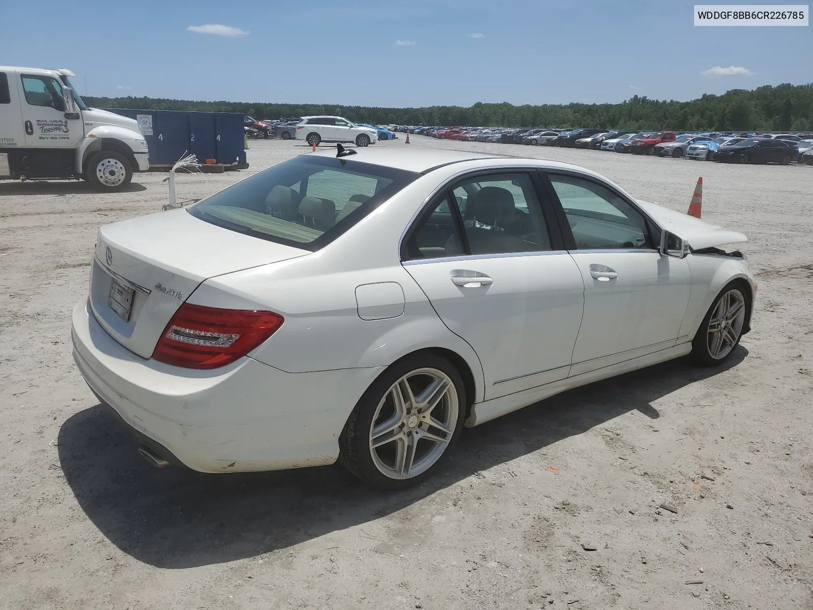 2012 Mercedes-Benz C 300 4Matic VIN: WDDGF8BB6CR226785 Lot: 56124334