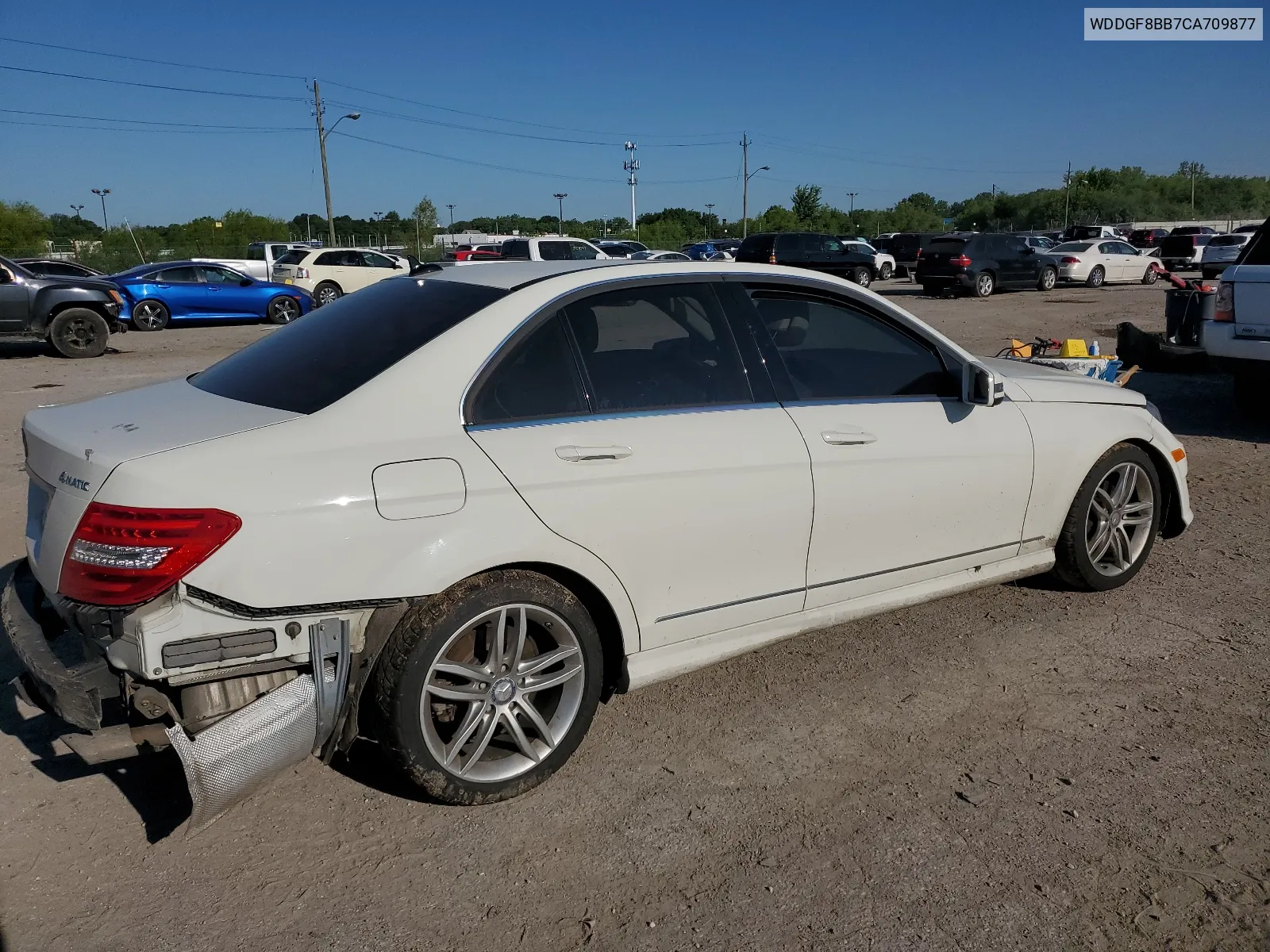 2012 Mercedes-Benz C 300 4Matic VIN: WDDGF8BB7CA709877 Lot: 57932244