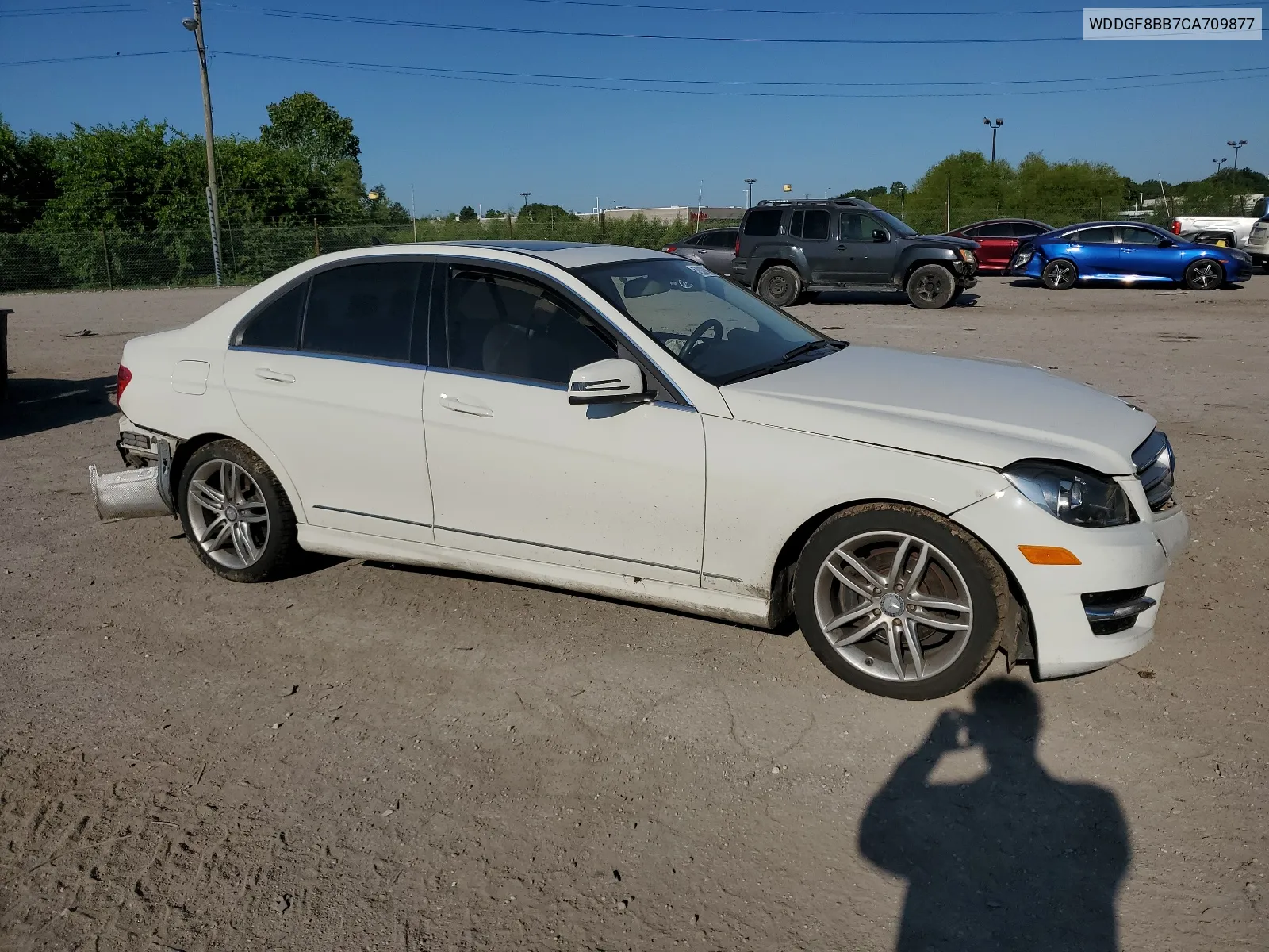 2012 Mercedes-Benz C 300 4Matic VIN: WDDGF8BB7CA709877 Lot: 57932244