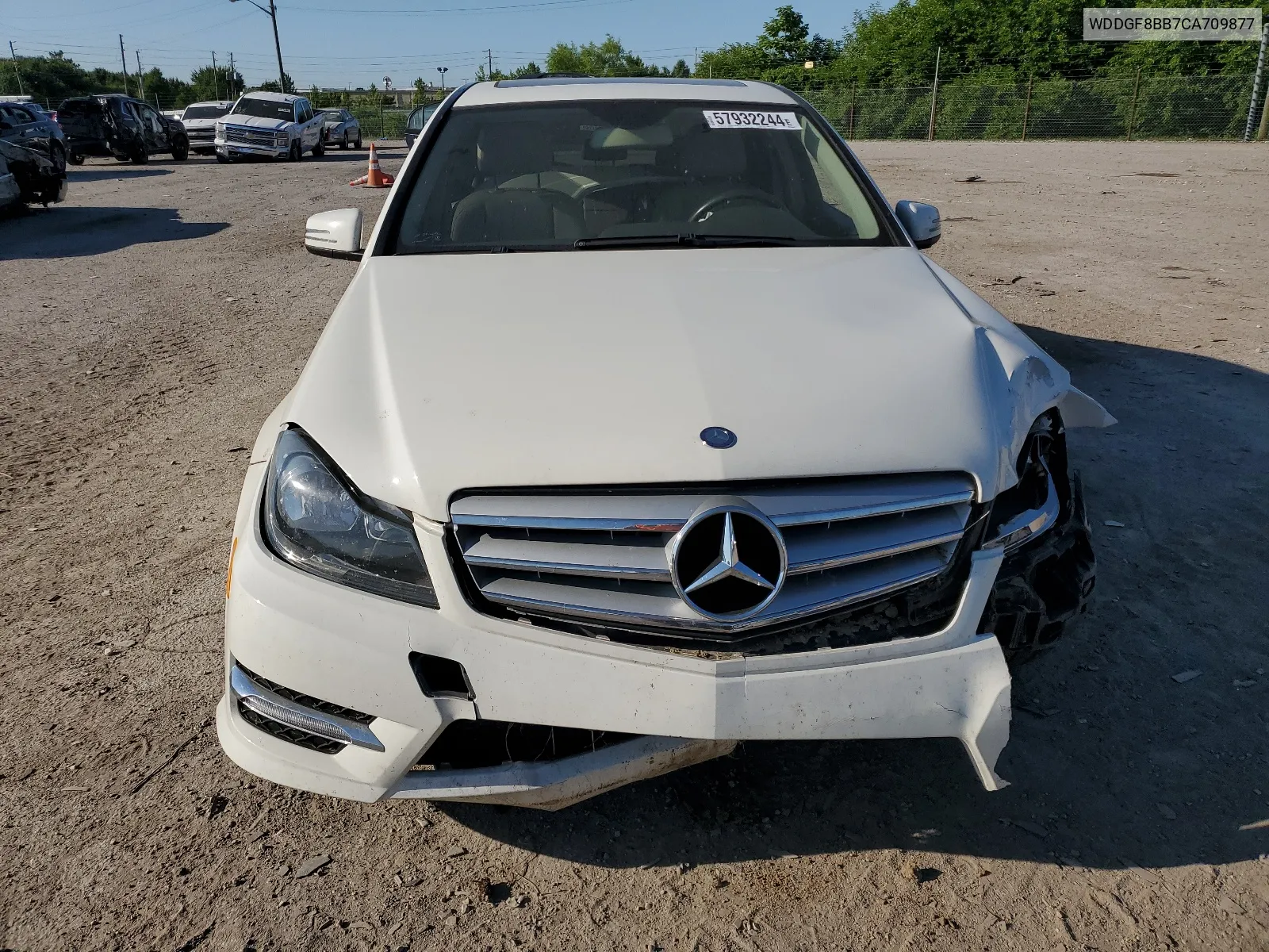 2012 Mercedes-Benz C 300 4Matic VIN: WDDGF8BB7CA709877 Lot: 57932244