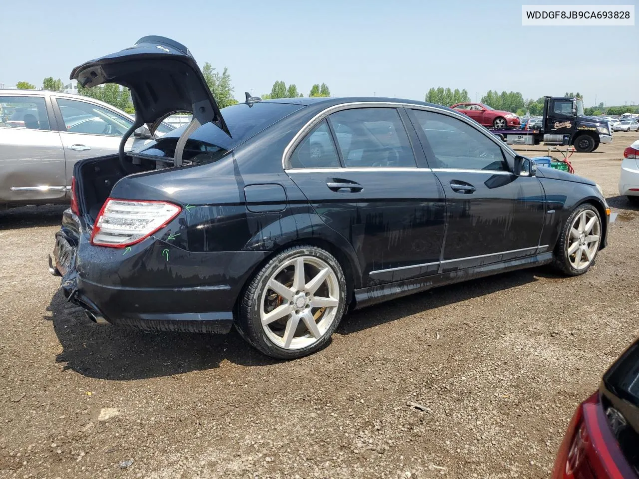 2012 Mercedes-Benz C 350 4Matic VIN: WDDGF8JB9CA693828 Lot: 59205594