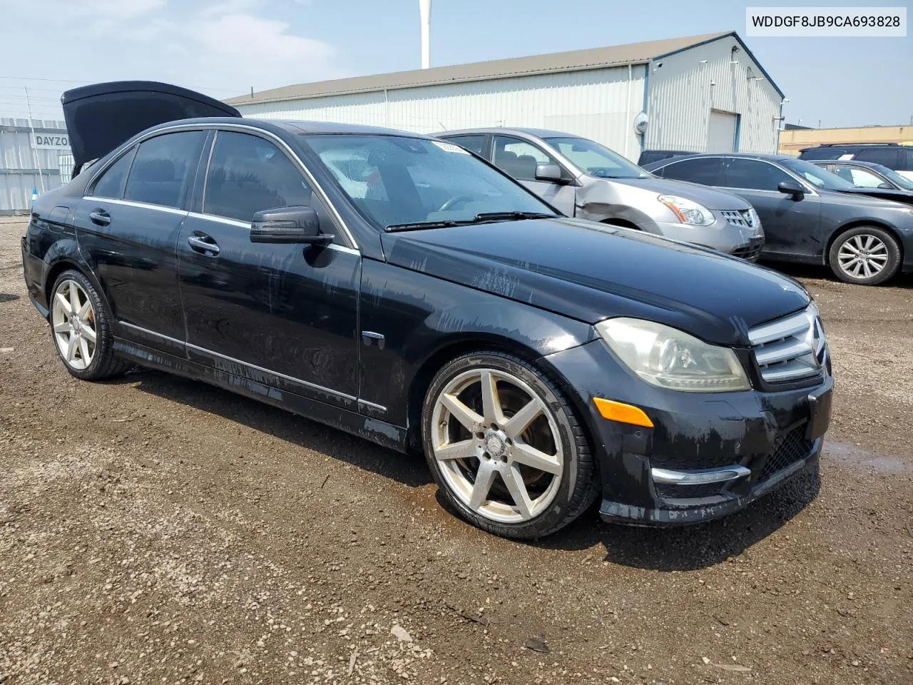 2012 Mercedes-Benz C 350 4Matic VIN: WDDGF8JB9CA693828 Lot: 59205594