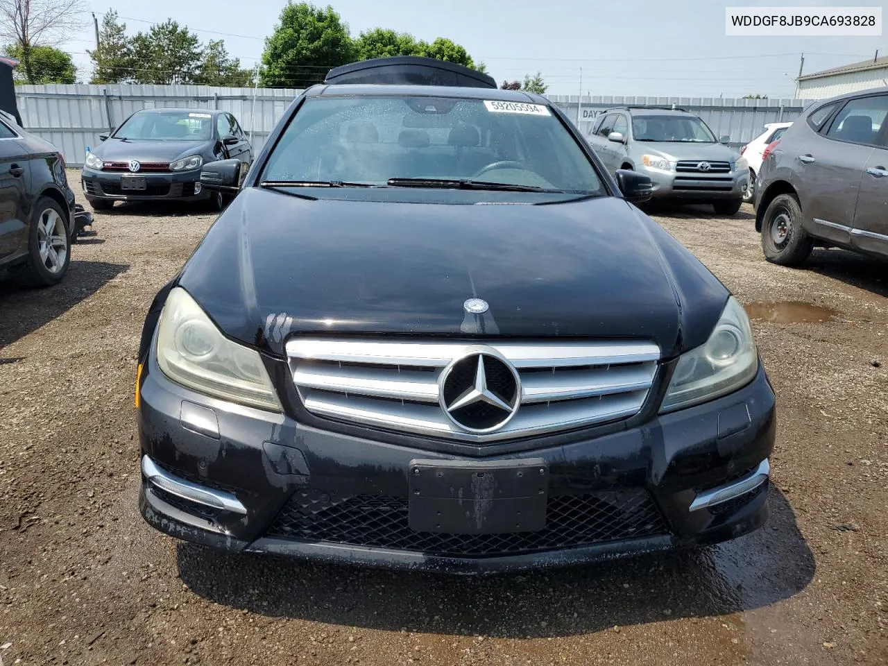 2012 Mercedes-Benz C 350 4Matic VIN: WDDGF8JB9CA693828 Lot: 59205594