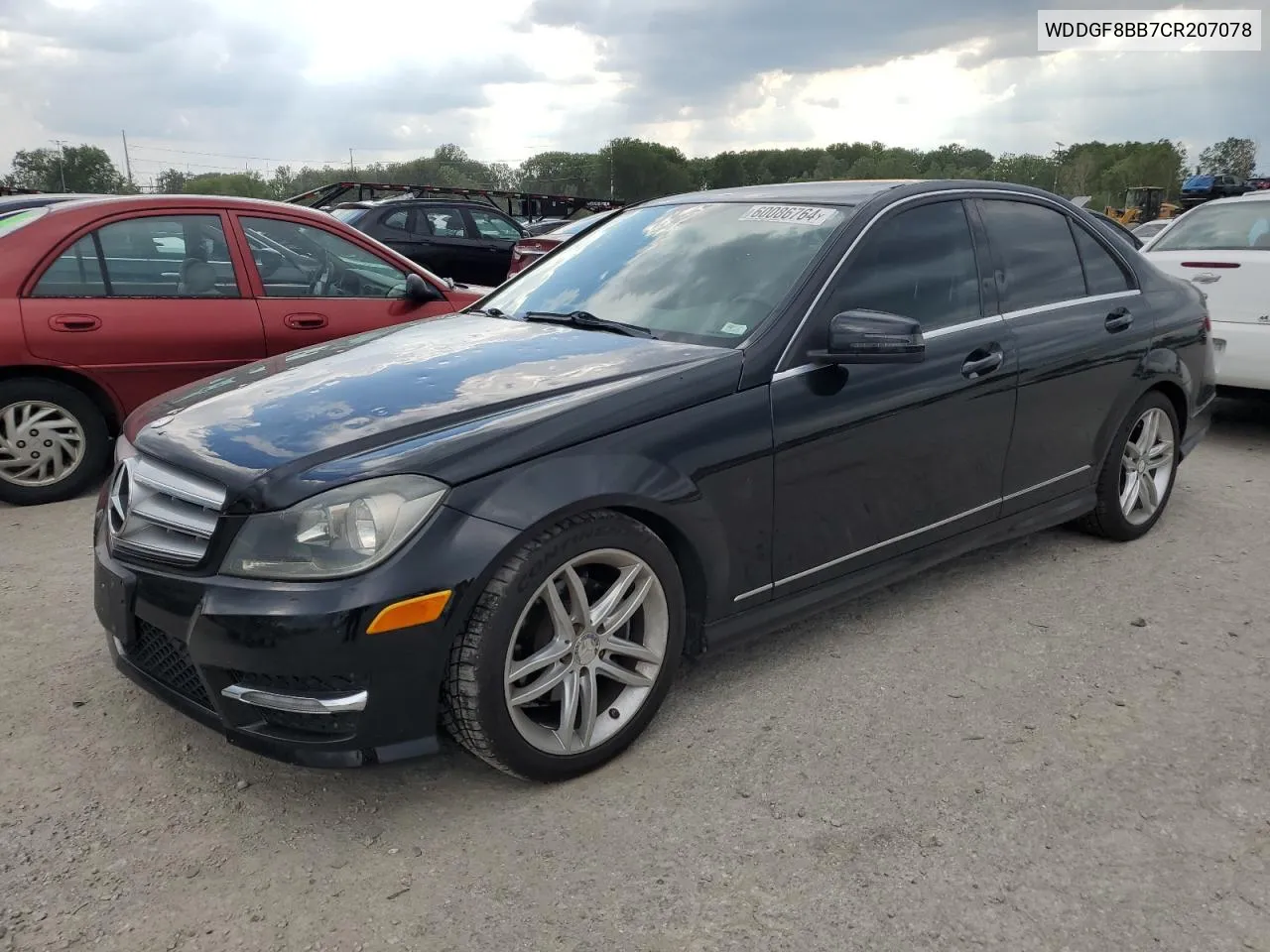 2012 Mercedes-Benz C 300 4Matic VIN: WDDGF8BB7CR207078 Lot: 60086764