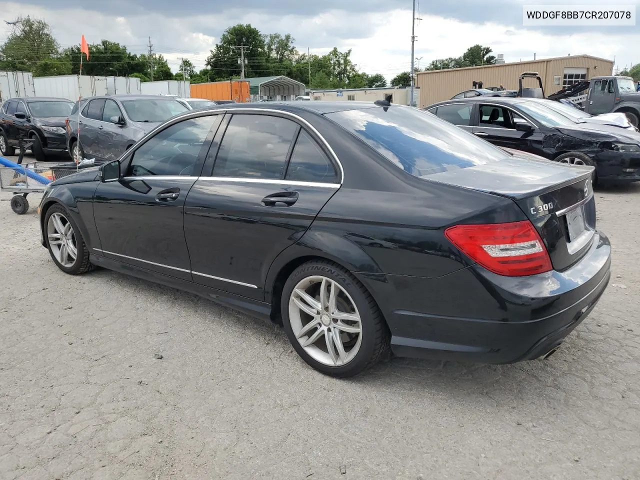 2012 Mercedes-Benz C 300 4Matic VIN: WDDGF8BB7CR207078 Lot: 60086764