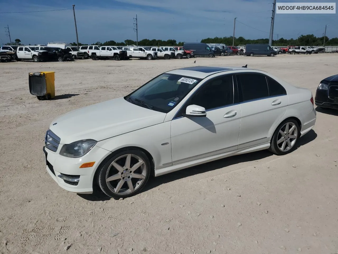 2012 Mercedes-Benz C 250 VIN: WDDGF4HB9CA684545 Lot: 60353124