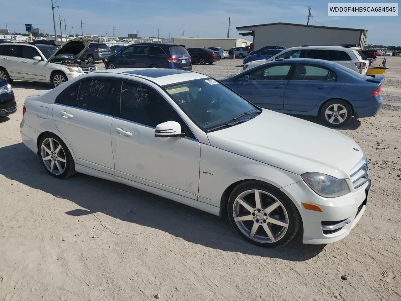 2012 Mercedes-Benz C 250 VIN: WDDGF4HB9CA684545 Lot: 60353124