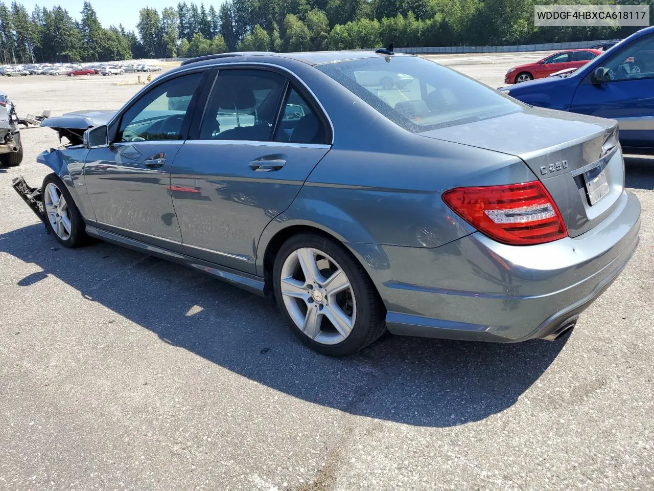 2012 Mercedes-Benz C 250 VIN: WDDGF4HBXCA618117 Lot: 62752864