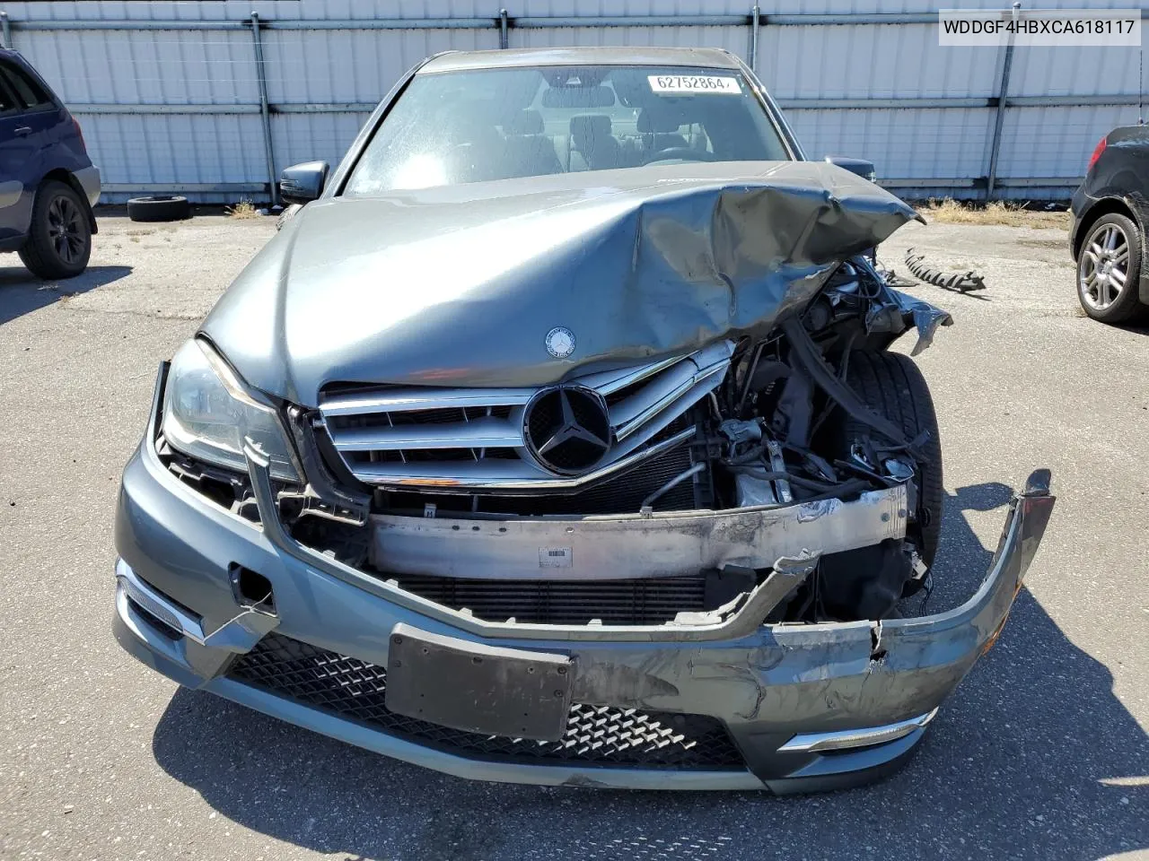 2012 Mercedes-Benz C 250 VIN: WDDGF4HBXCA618117 Lot: 62752864