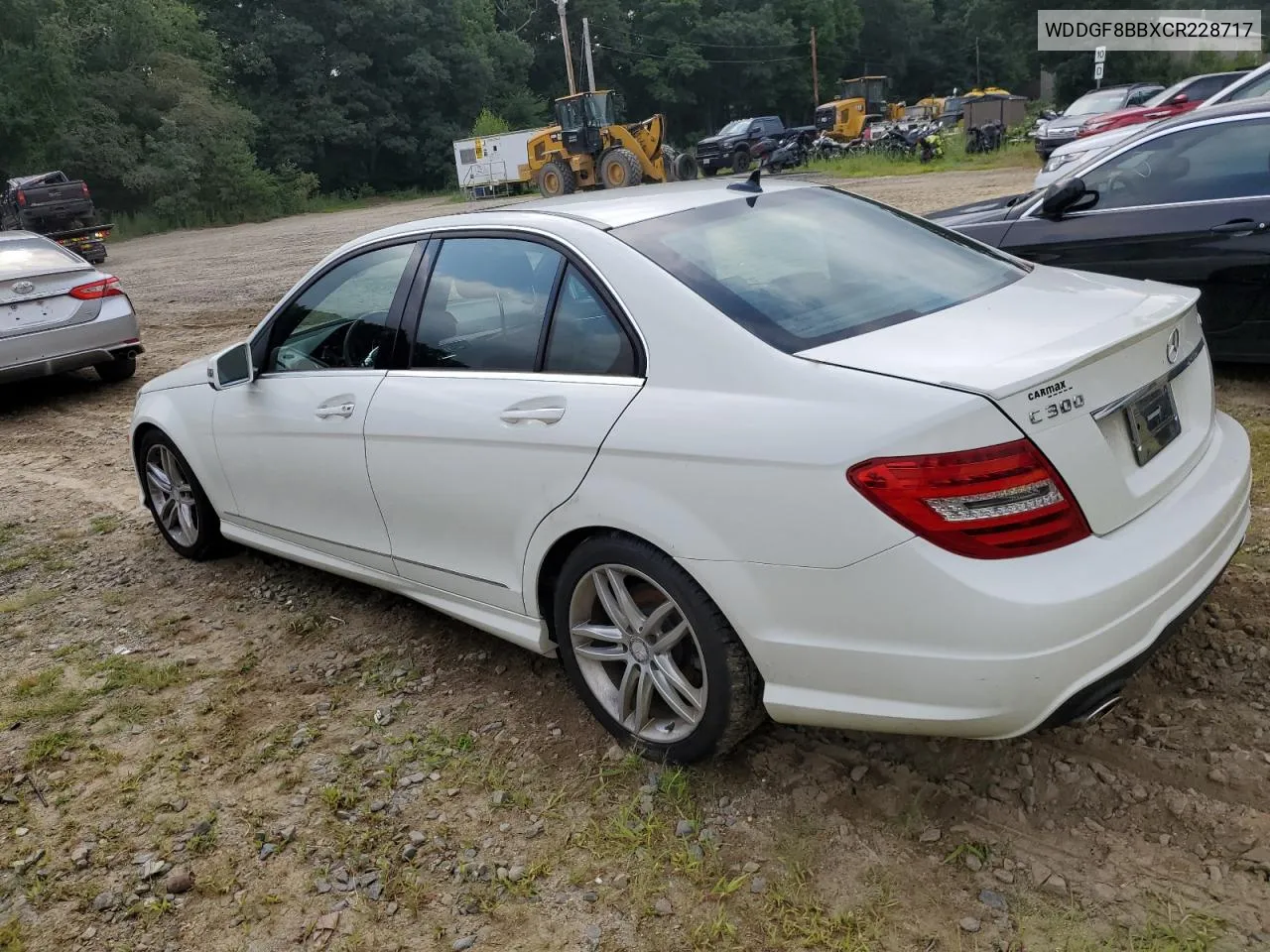 2012 Mercedes-Benz C 300 4Matic VIN: WDDGF8BBXCR228717 Lot: 63168634