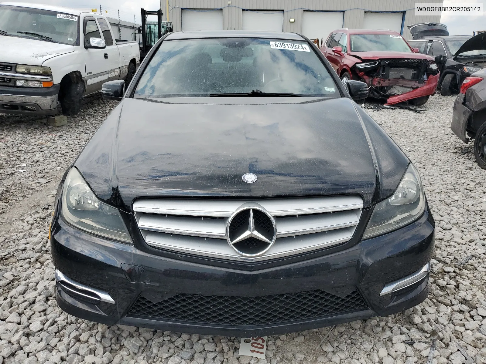 2012 Mercedes-Benz C 300 4Matic VIN: WDDGF8BB2CR205142 Lot: 63913924