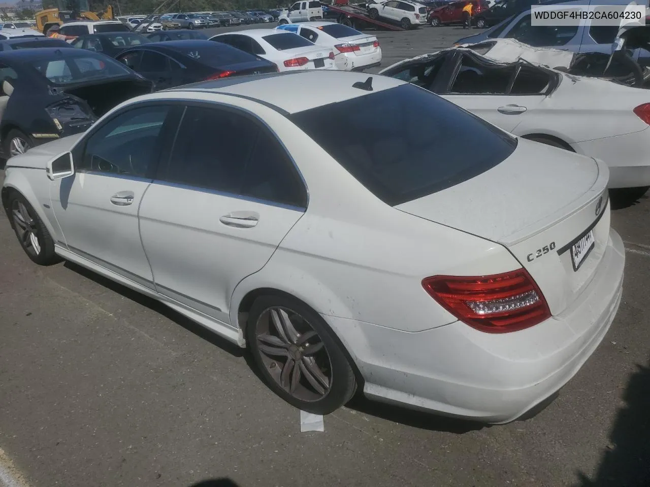 2012 Mercedes-Benz C 250 VIN: WDDGF4HB2CA604230 Lot: 64664014