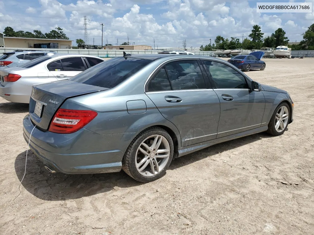 2012 Mercedes-Benz C 300 4Matic VIN: WDDGF8BB0CA617686 Lot: 64876114