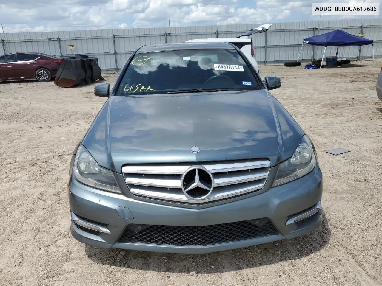 2012 Mercedes-Benz C 300 4Matic VIN: WDDGF8BB0CA617686 Lot: 64876114