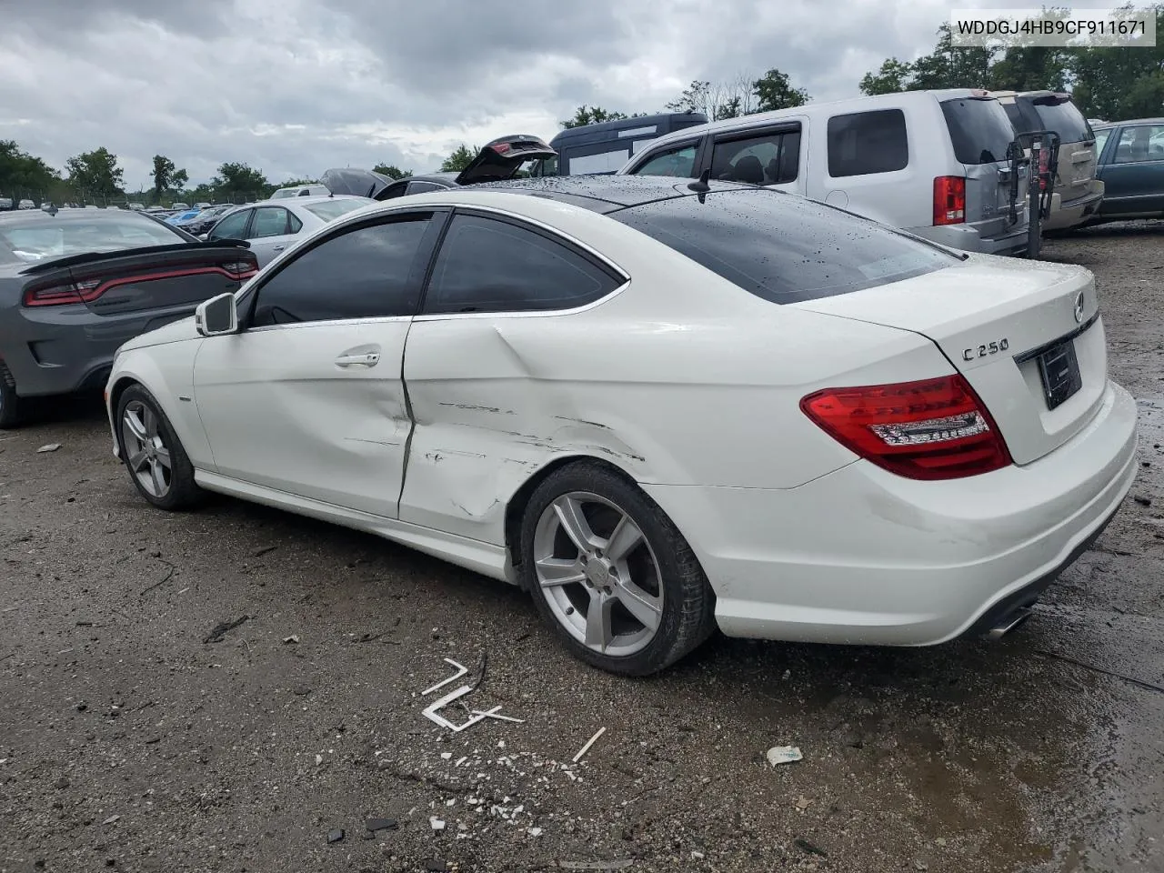 2012 Mercedes-Benz C 250 VIN: WDDGJ4HB9CF911671 Lot: 65936194