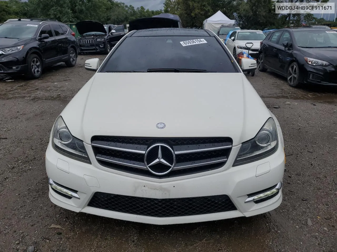 2012 Mercedes-Benz C 250 VIN: WDDGJ4HB9CF911671 Lot: 65936194