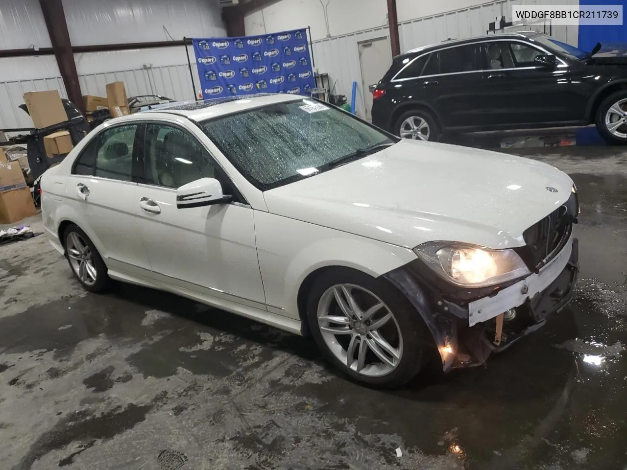 2012 Mercedes-Benz C 300 4Matic VIN: WDDGF8BB1CR211739 Lot: 66167594