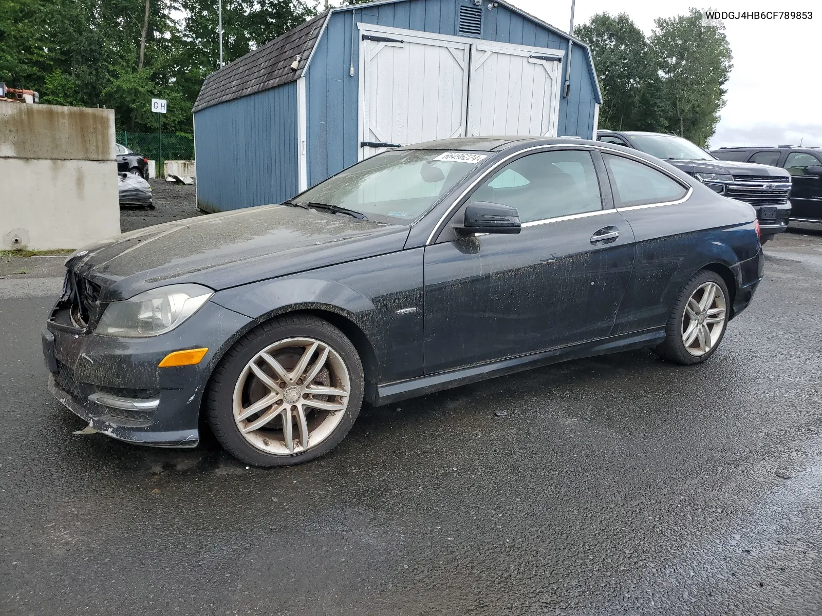 2012 Mercedes-Benz C 250 VIN: WDDGJ4HB6CF789853 Lot: 66496224