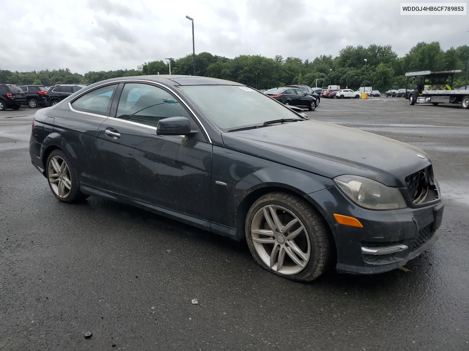 2012 Mercedes-Benz C 250 VIN: WDDGJ4HB6CF789853 Lot: 66496224