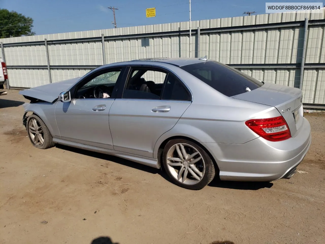 2012 Mercedes-Benz C 300 4Matic VIN: WDDGF8BB0CF869814 Lot: 67133674