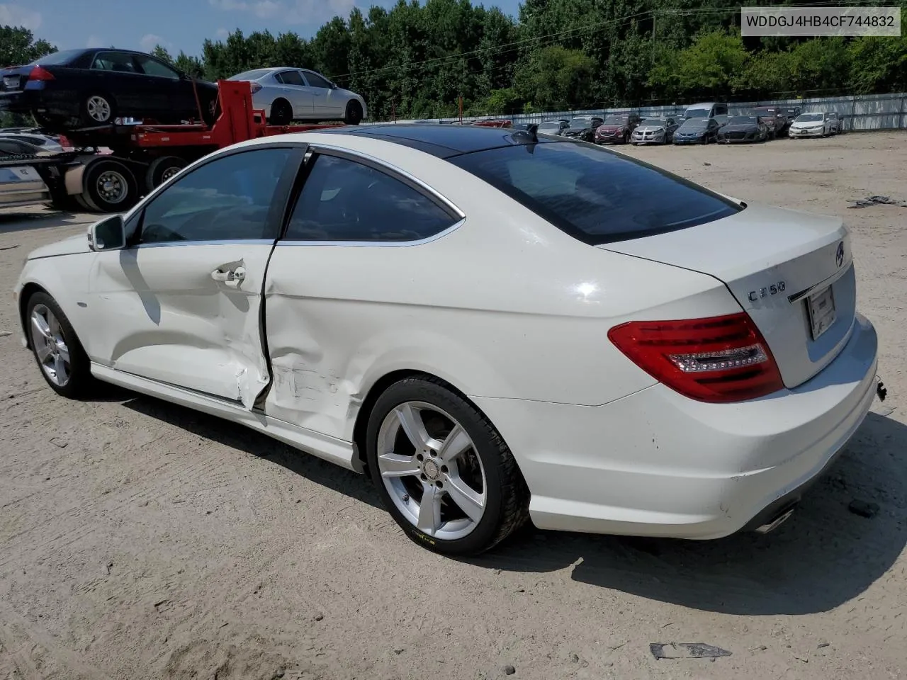 2012 Mercedes-Benz C 250 VIN: WDDGJ4HB4CF744832 Lot: 67691414