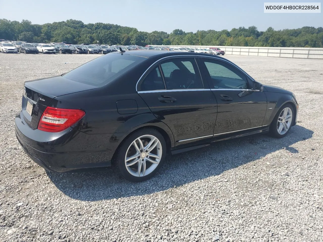 2012 Mercedes-Benz C 250 VIN: WDDGF4HB0CR228564 Lot: 68310754