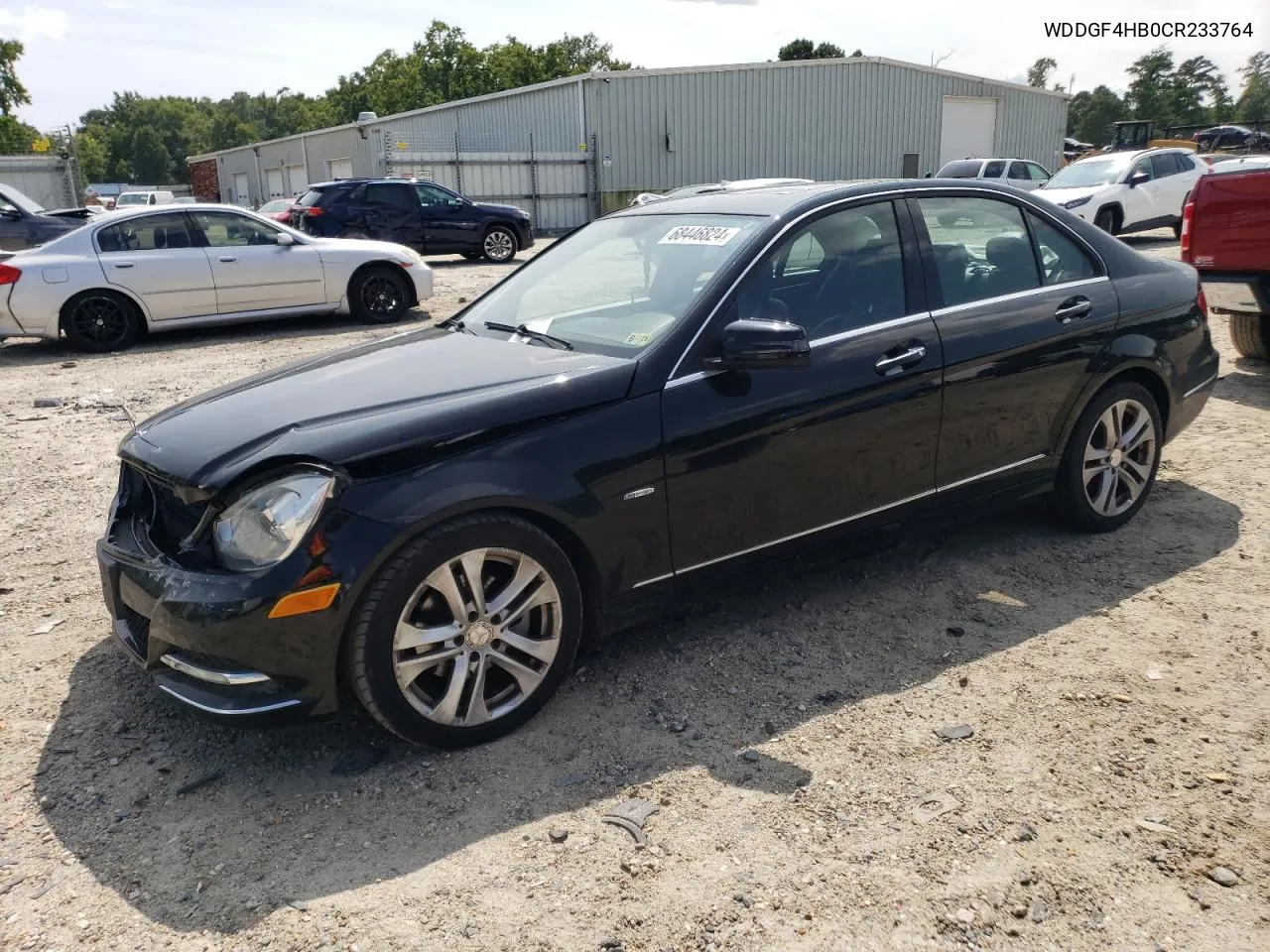 2012 Mercedes-Benz C 250 VIN: WDDGF4HB0CR233764 Lot: 68446824