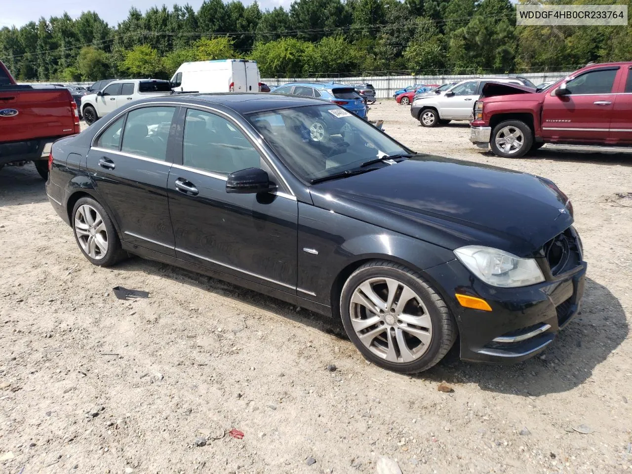 2012 Mercedes-Benz C 250 VIN: WDDGF4HB0CR233764 Lot: 68446824