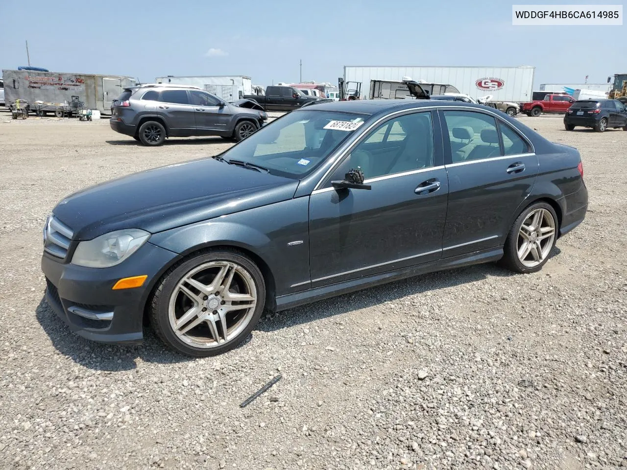 2012 Mercedes-Benz C 250 VIN: WDDGF4HB6CA614985 Lot: 68791824