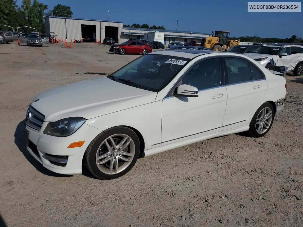 2012 Mercedes-Benz C 300 4Matic VIN: WDDGF8BB4CR236554 Lot: 69028854