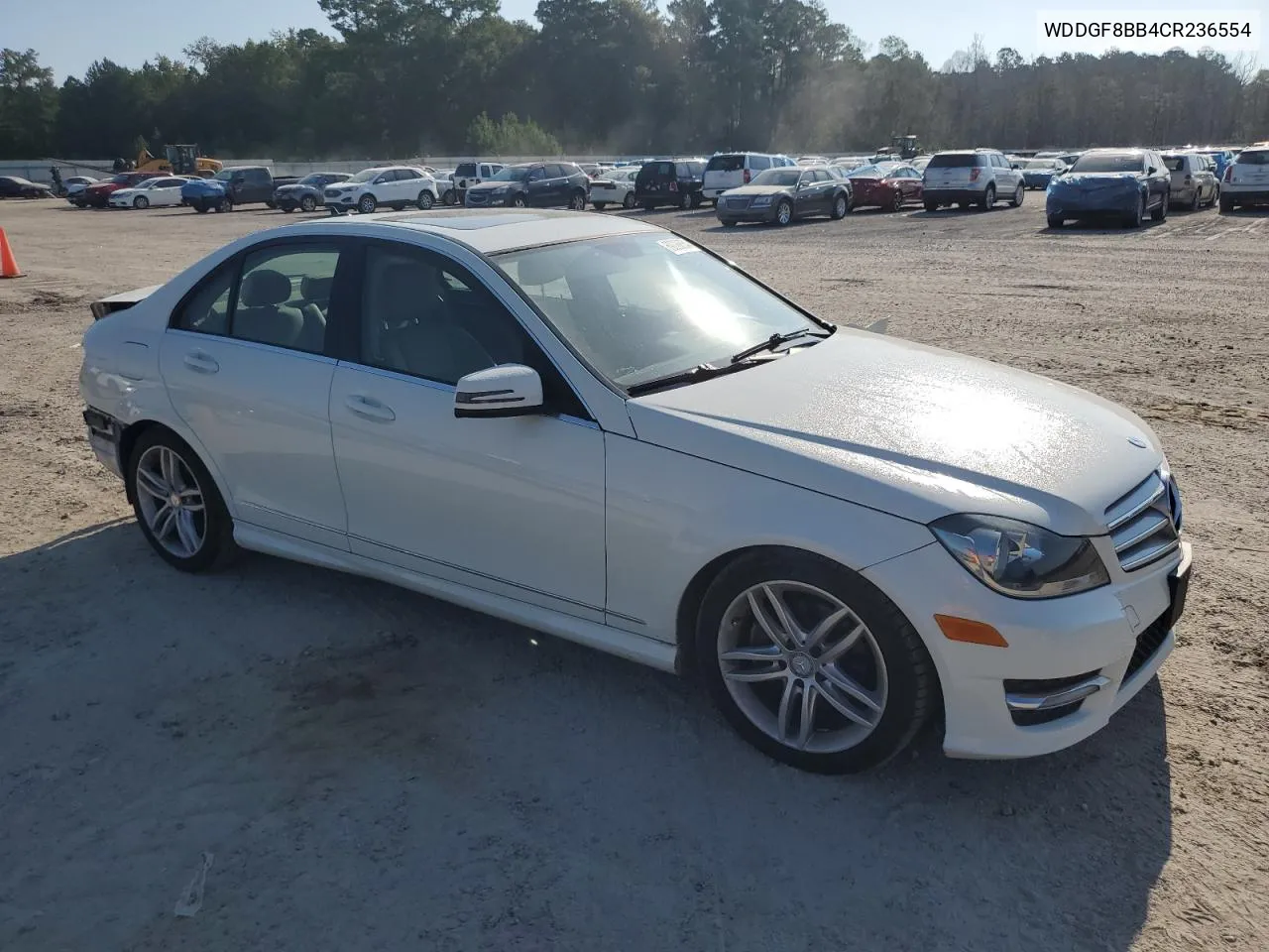 2012 Mercedes-Benz C 300 4Matic VIN: WDDGF8BB4CR236554 Lot: 69028854