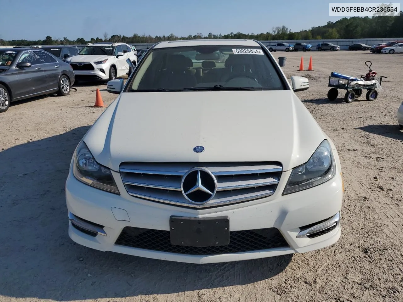 2012 Mercedes-Benz C 300 4Matic VIN: WDDGF8BB4CR236554 Lot: 69028854