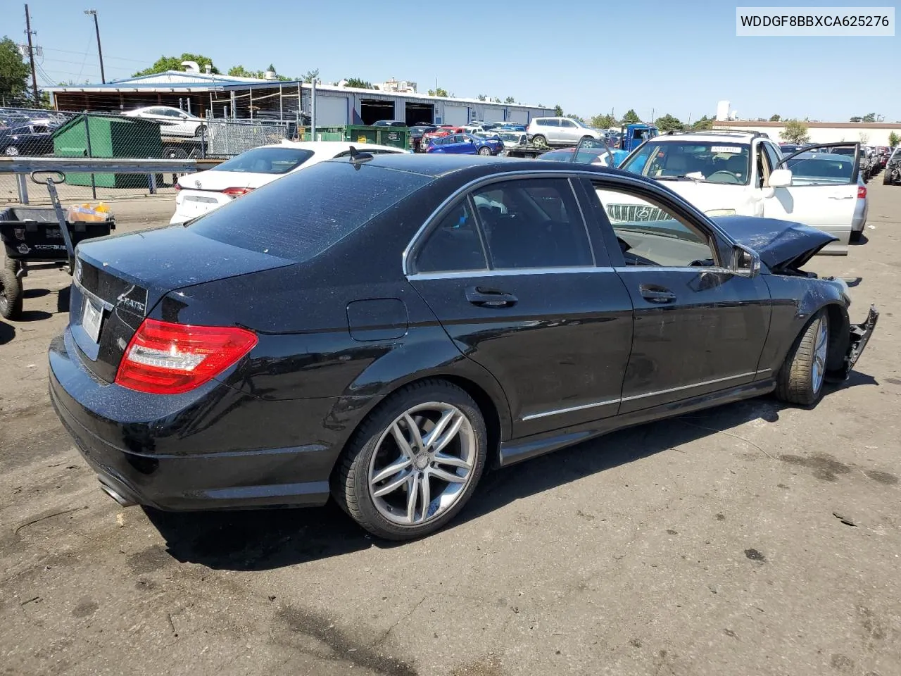 2012 Mercedes-Benz C 300 4Matic VIN: WDDGF8BBXCA625276 Lot: 69325654