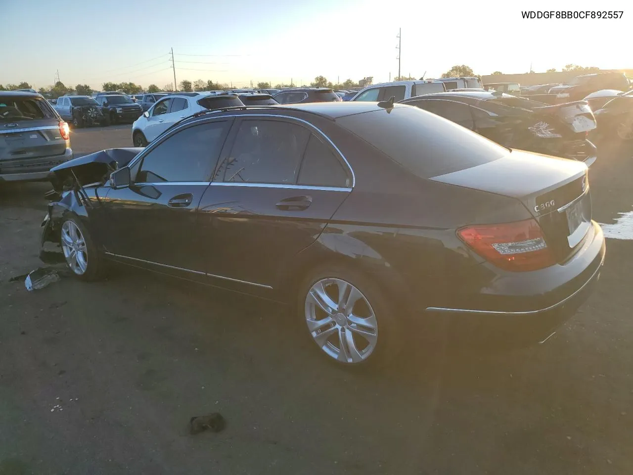 2012 Mercedes-Benz C 300 4Matic VIN: WDDGF8BB0CF892557 Lot: 69458654