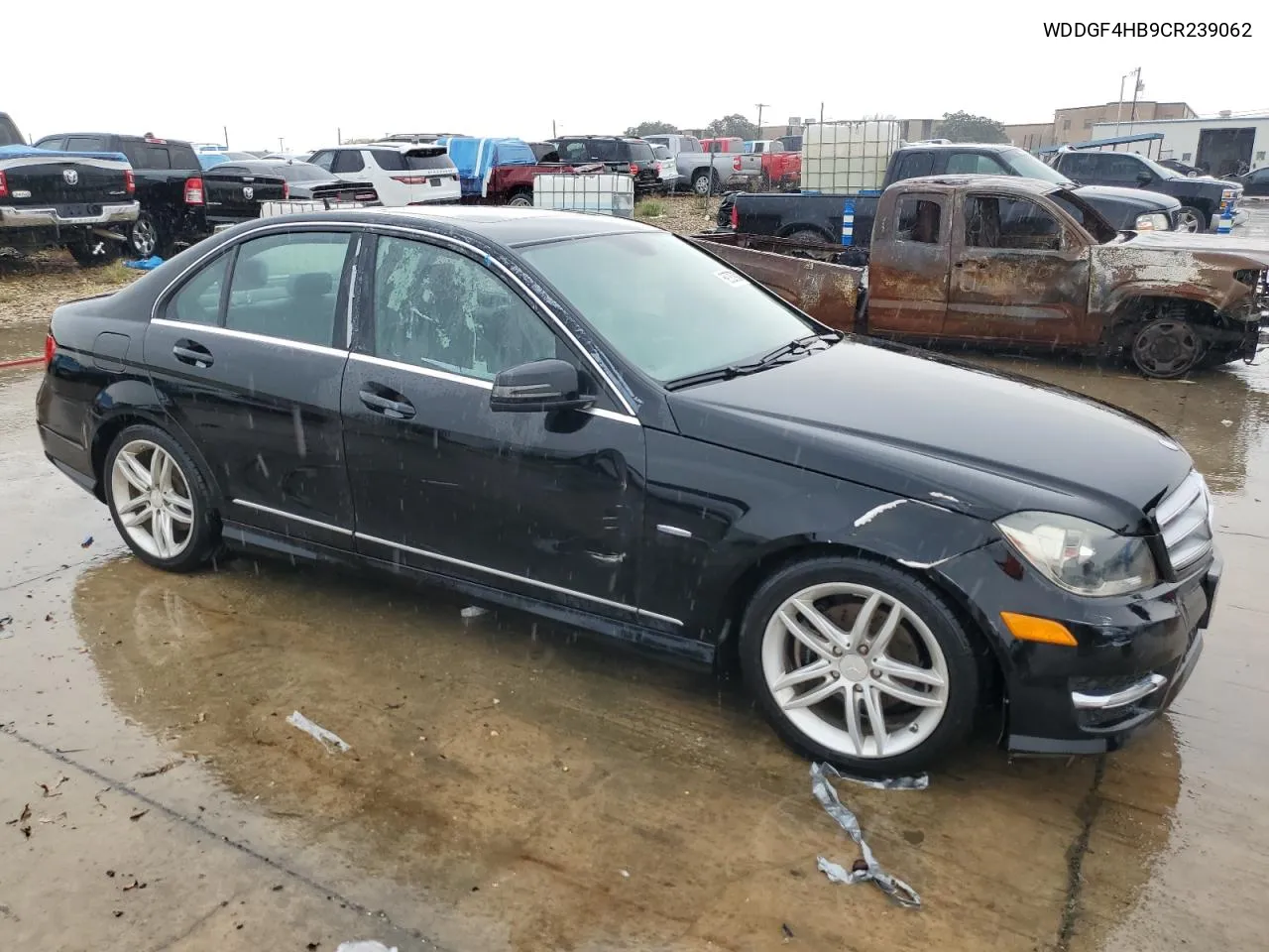 2012 Mercedes-Benz C 250 VIN: WDDGF4HB9CR239062 Lot: 69787924