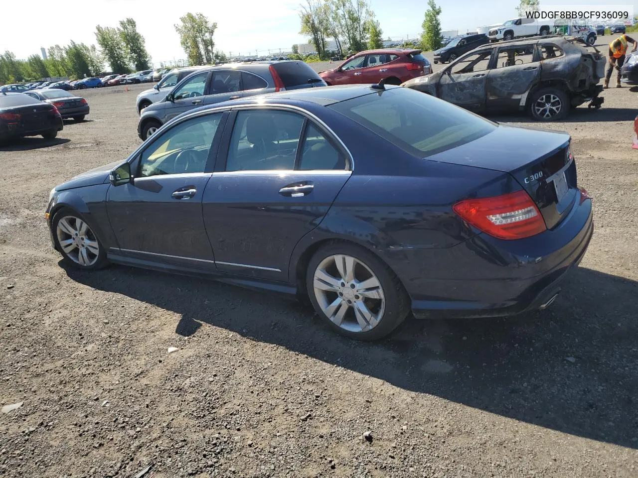 2012 Mercedes-Benz C 300 4Matic VIN: WDDGF8BB9CF936099 Lot: 69843704