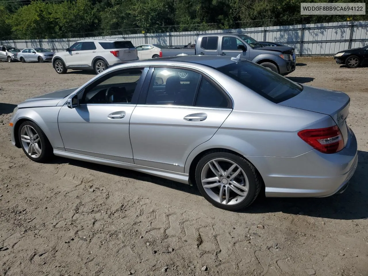 2012 Mercedes-Benz C 300 4Matic VIN: WDDGF8BB9CA694122 Lot: 70215484