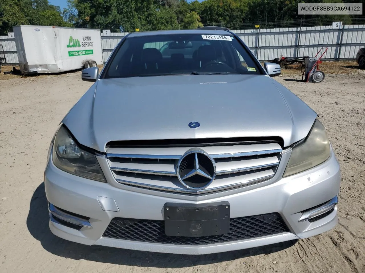 2012 Mercedes-Benz C 300 4Matic VIN: WDDGF8BB9CA694122 Lot: 70215484