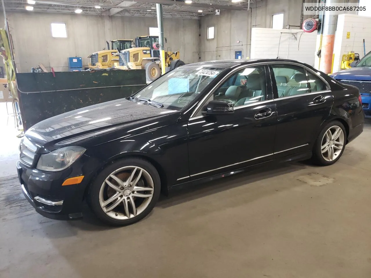 2012 Mercedes-Benz C 300 4Matic VIN: WDDGF8BB0CA687205 Lot: 70424754