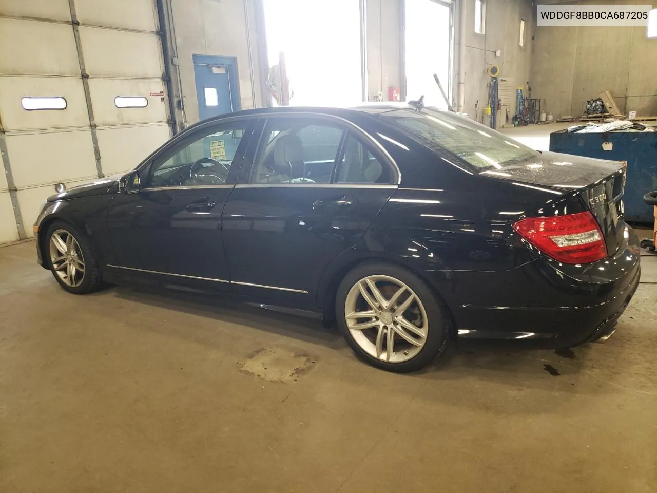 2012 Mercedes-Benz C 300 4Matic VIN: WDDGF8BB0CA687205 Lot: 70424754