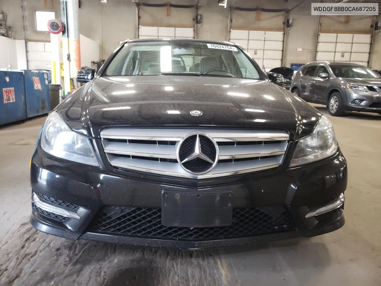 2012 Mercedes-Benz C 300 4Matic VIN: WDDGF8BB0CA687205 Lot: 70424754