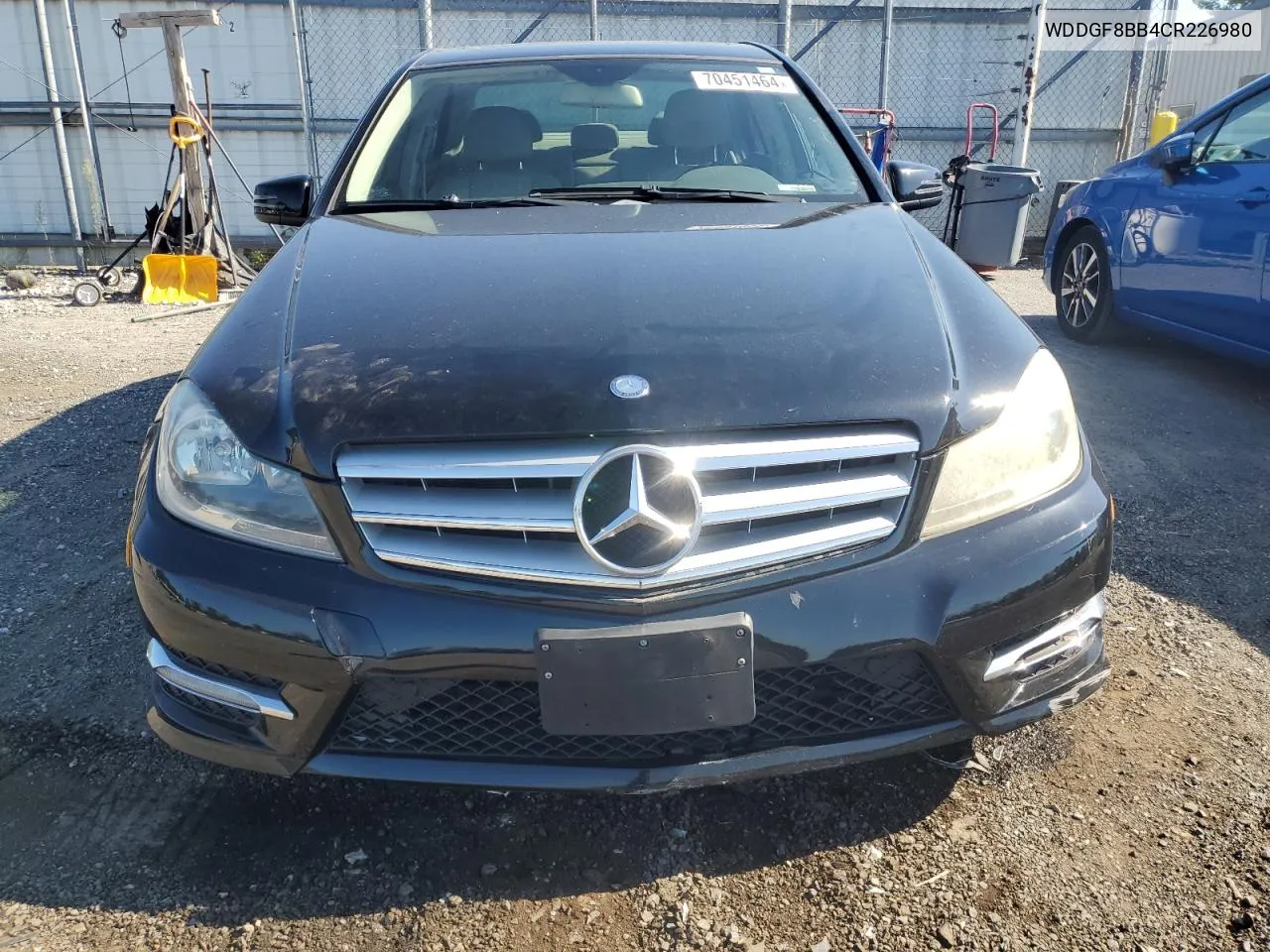 2012 Mercedes-Benz C 300 4Matic VIN: WDDGF8BB4CR226980 Lot: 70451464