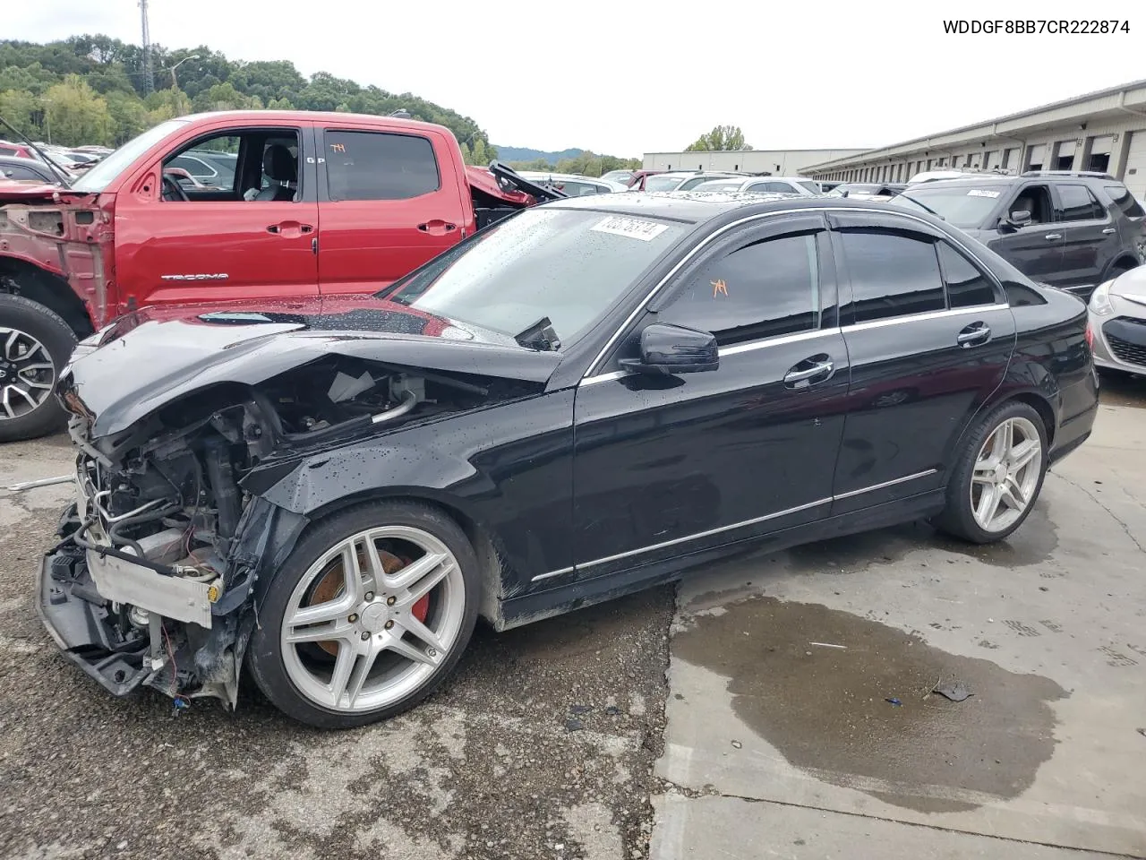 2012 Mercedes-Benz C 300 4Matic VIN: WDDGF8BB7CR222874 Lot: 70576374